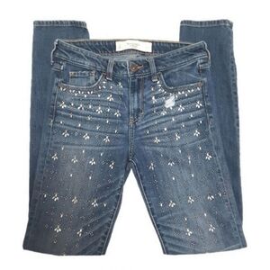 Abercrombie and Fitch Distressed Skinny Jeans Womens Size 2